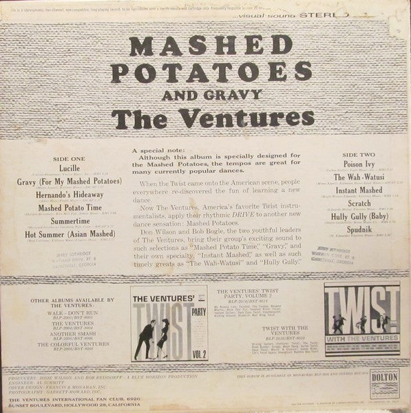The Ventures : Mashed Potatoes And Gravy (LP, Album)