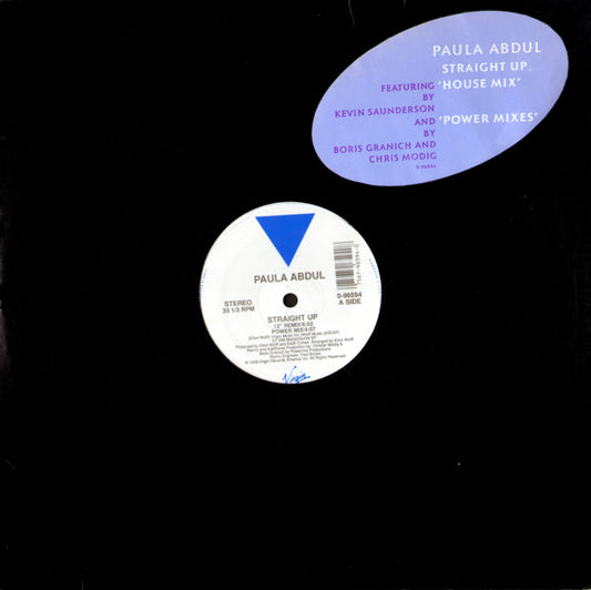 Paula Abdul : Straight Up (12", AR)