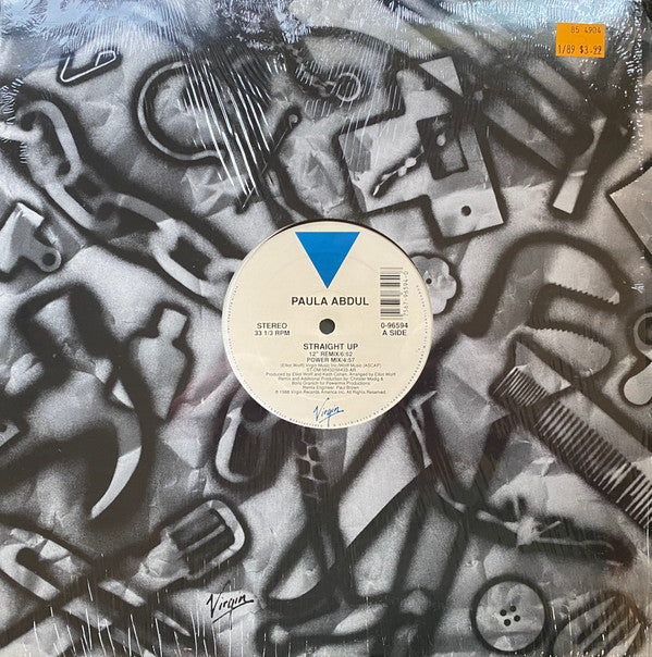 Paula Abdul : Straight Up (12", AR)