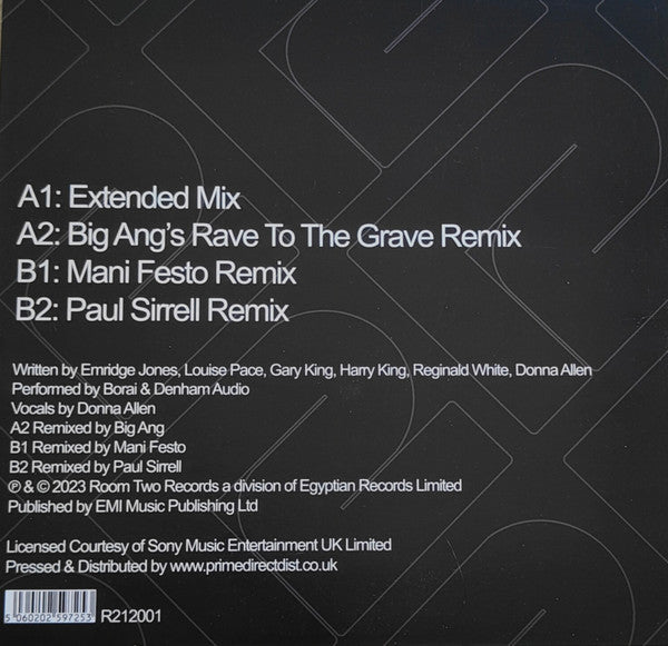Borai & Denham Audio : Make Me (12", RP, Pea)