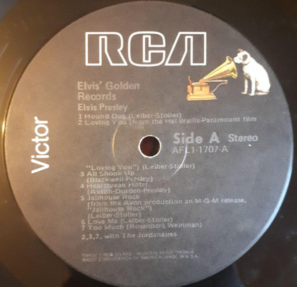 Elvis Presley : Elvis' Golden Records (LP, Comp, RE)