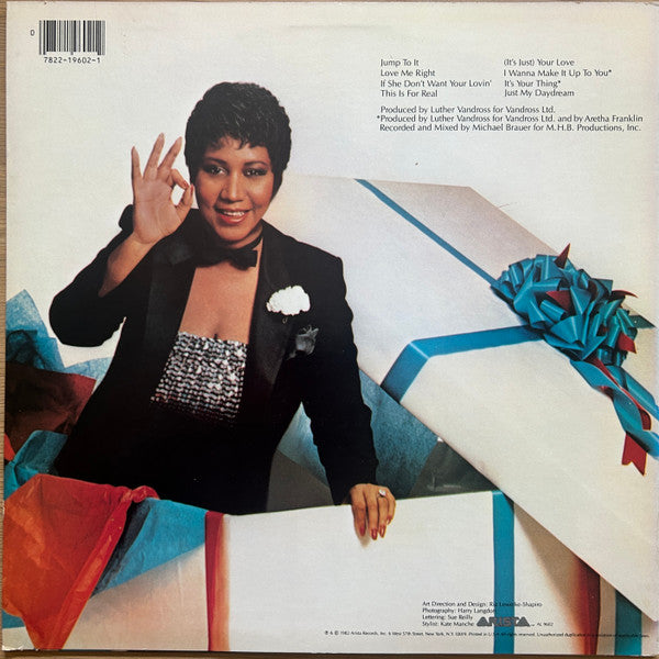 Aretha Franklin : Jump To It (LP, Album, Pit)
