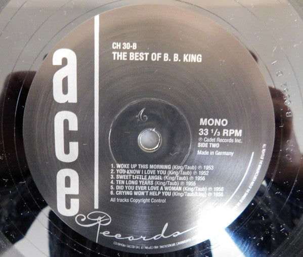 B.B. King : The Best Of B.B King (LP, Comp, Mono, RE)