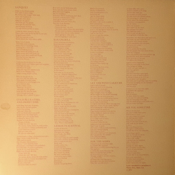 Joni Mitchell : For The Roses (LP, Album, Gat)