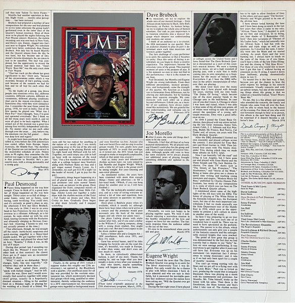 The Dave Brubeck Quartet : 25th Anniversary Reunion (LP, Album, Ter)