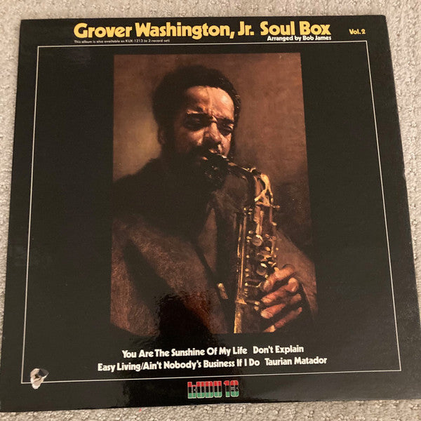 Grover Washington, Jr. : Soul Box Vol. 2 (12", Album)