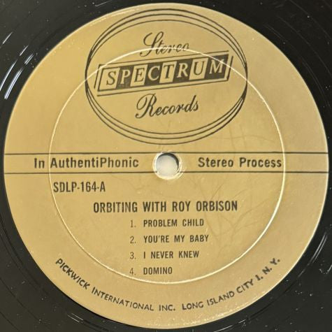 Roy Orbison And Bristow Hopper : Orbiting With (LP)