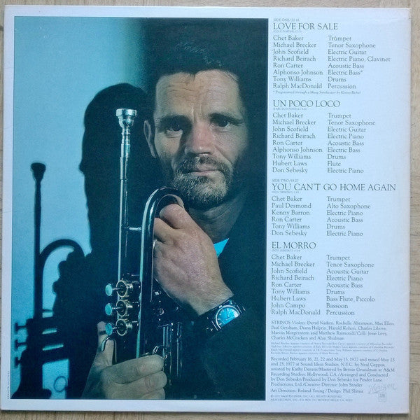 Chet Baker : You Can't Go Home Again (LP, Album, Gat)