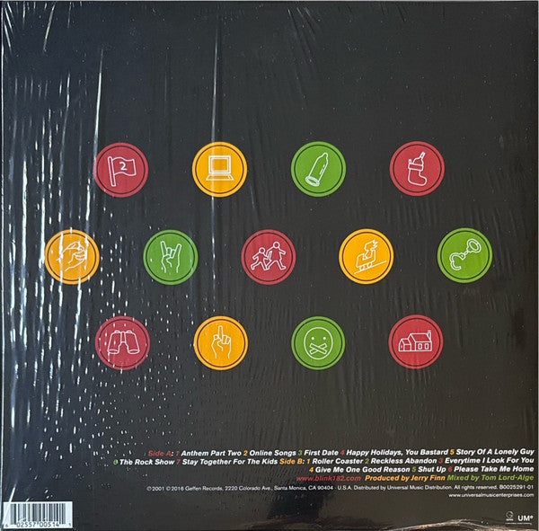 Blink-182 : Take Off Your Pants And Jacket (LP, Album, RE, 180)