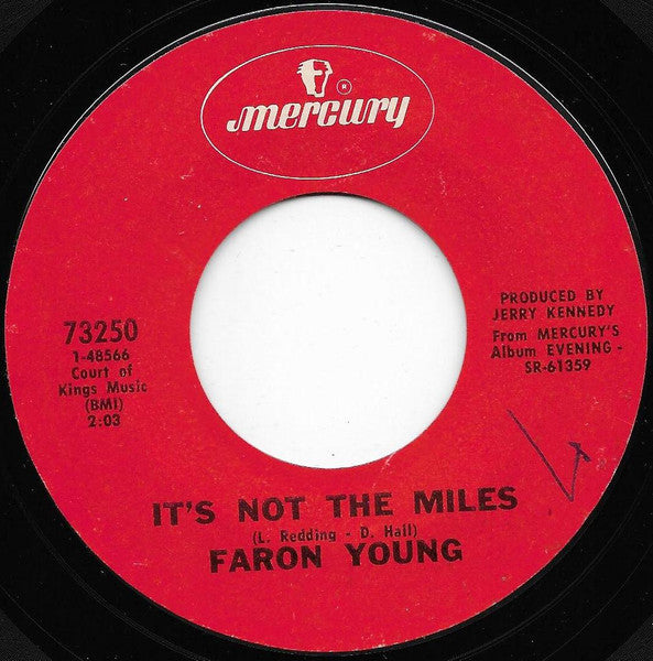 Faron Young : It's Four In The Morning (7", Single, Styrene, Pit)