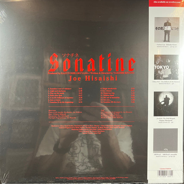 Joe Hisaishi : Sonatine = ソナチネ (LP, Album, Ltd)