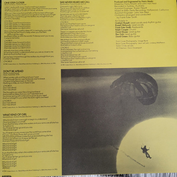 Air Supply : Now And Forever (LP, Album, Club, Car)