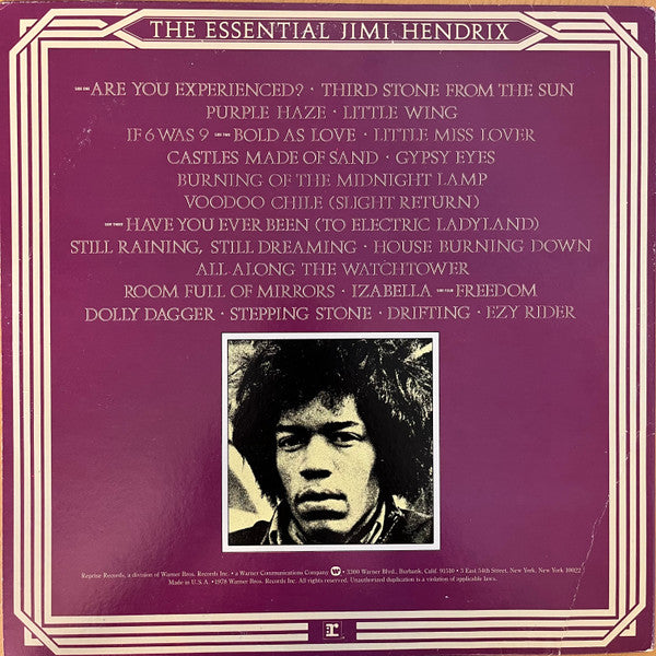 Jimi Hendrix : The Essential Jimi Hendrix (2xLP, Comp, Club, Gat)