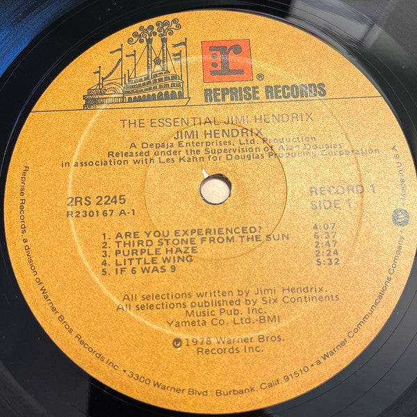 Jimi Hendrix : The Essential Jimi Hendrix (2xLP, Comp, Club, Gat)