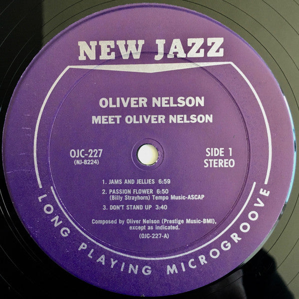 Oliver Nelson : Meet Oliver Nelson (LP, Album, RE)