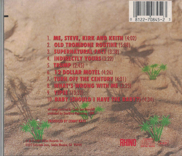 Cindy Lee Berryhill : Naked Movie Star (CD, Album)