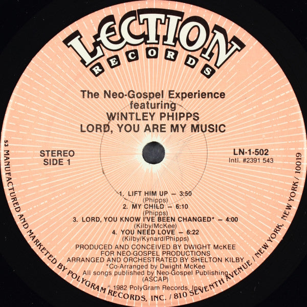 The Neo-Gospel Experience : Lord, You Are My Music (LP, Album)