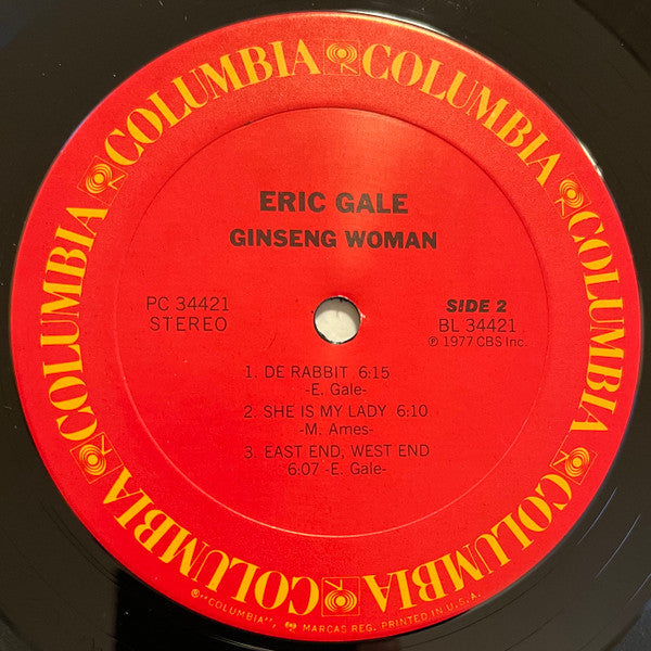 Eric Gale : Ginseng Woman (LP, Album, San)