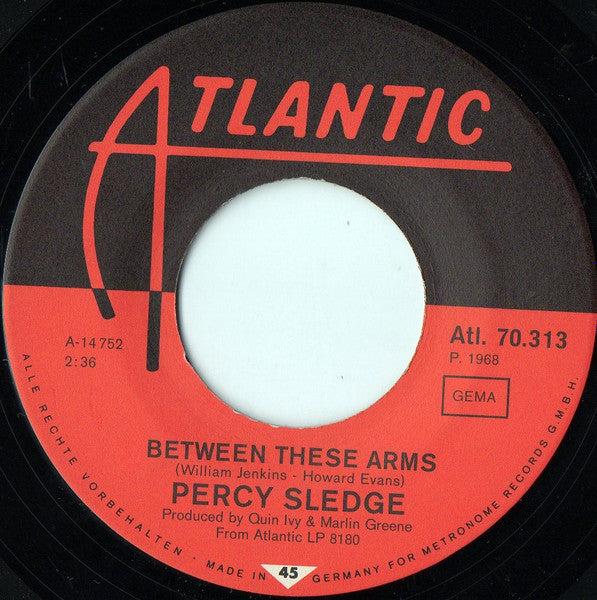 Percy Sledge : Sudden Stop (7", Single)