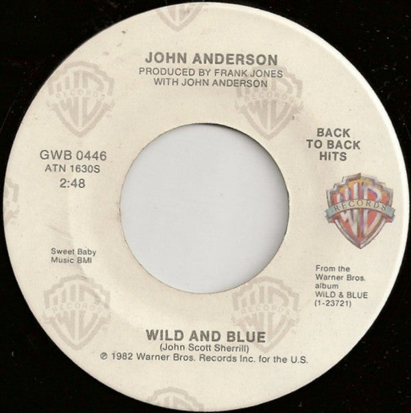 John Anderson (3) : Swingin' / Wild And Blue (7", Single)