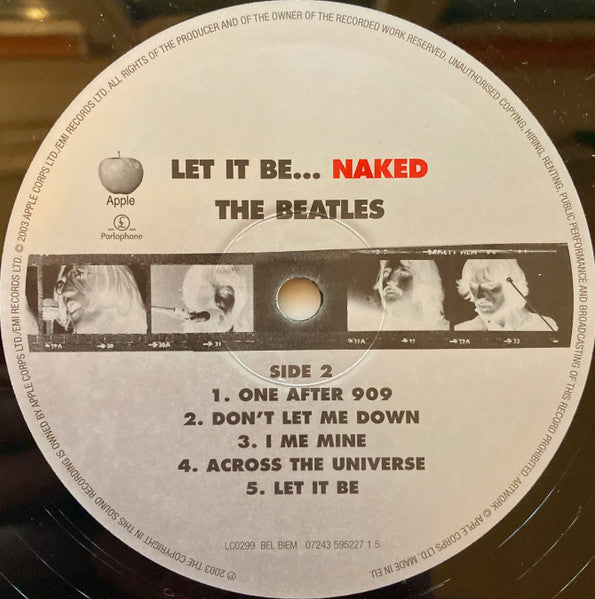 The Beatles : Let It Be... Naked (LP, Album + 7", Mono)