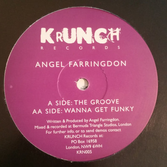 Angel Farringdon : The Groove / Wanna Get Funky (12")