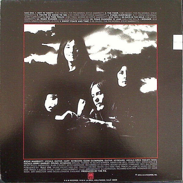 Humble Pie : Smokin' (LP, Album, RE, R)