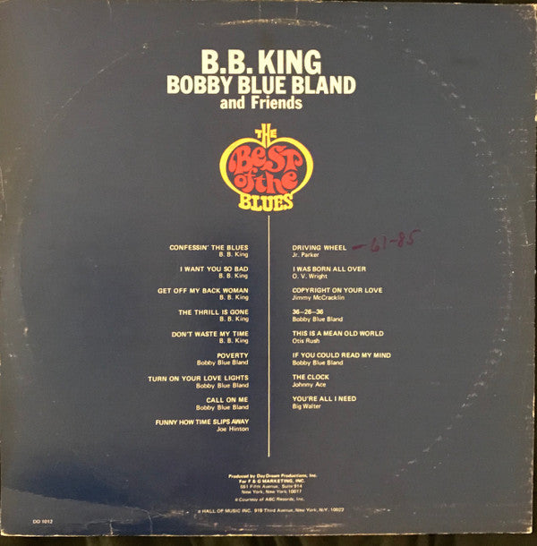 Various : The Best Of The Blues (LP, Comp)