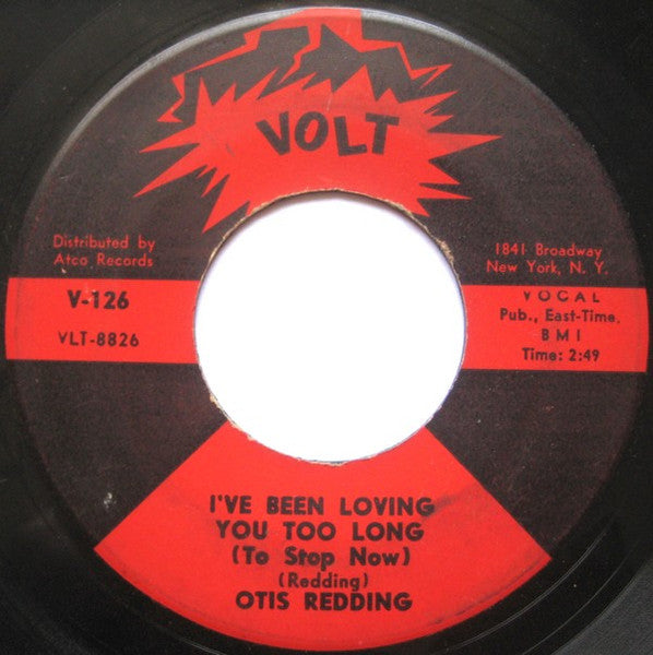Otis Redding : I've Been Loving You Too Long (To Stop Now) / I'm Depending On You (7", Single)