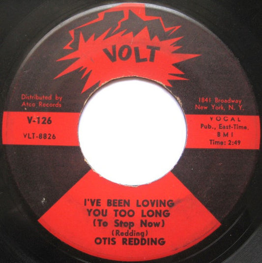 Otis Redding : I've Been Loving You Too Long (To Stop Now) / I'm Depending On You (7", Single)