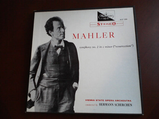 Mahler*, Vienna State Opera Orchestra* conducted by Hermann Scherchen : Symphony No. 2 In C Minor ("Resurrection") (2xLP, Album + Box)