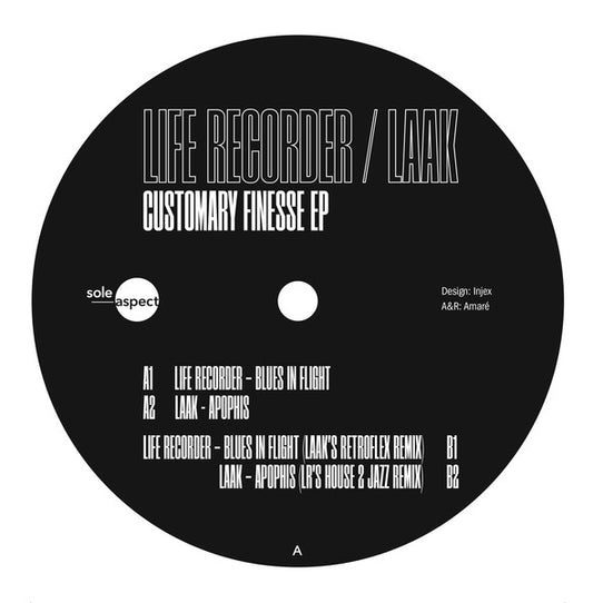 Life Recorder, Laak : Customary Finesse EP (12", EP)