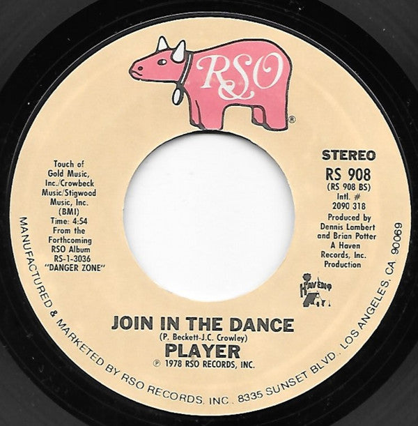 Player (4) : Prisoner Of Your Love (7", Single)