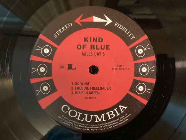 Miles Davis : Kind Of Blue (LP, Album, RE, RM, 180)