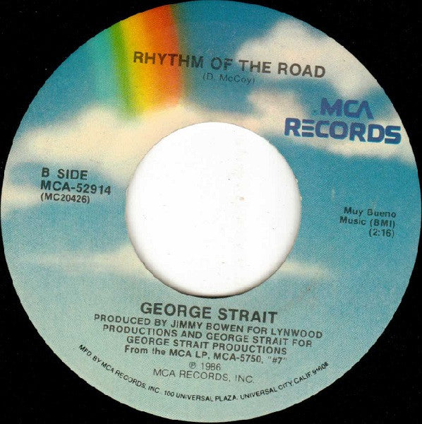 George Strait : It Ain't Cool To Be Crazy About You (7", Single, Pin)