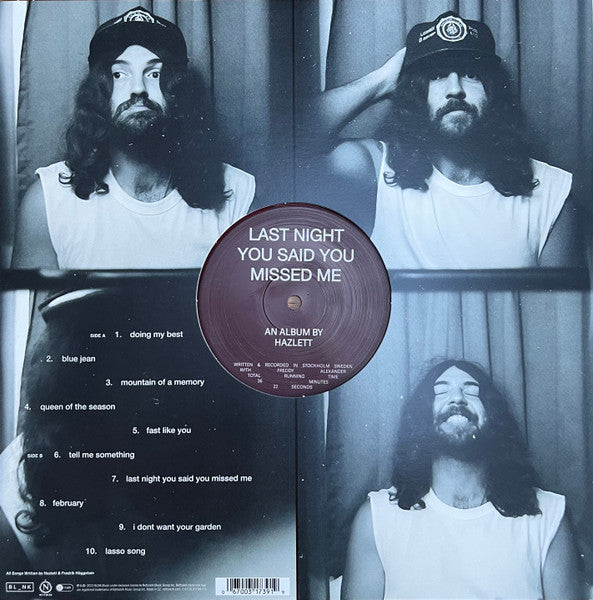 Hazlett (3) : Last Night You Said You Missed Me (LP, Album, Red)