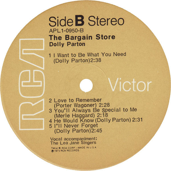 Dolly Parton : The Bargain Store (LP, Album, Ind)