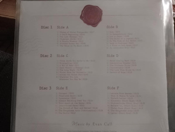 Evan Call : Violet Evergarden: Automemories (3xLP)