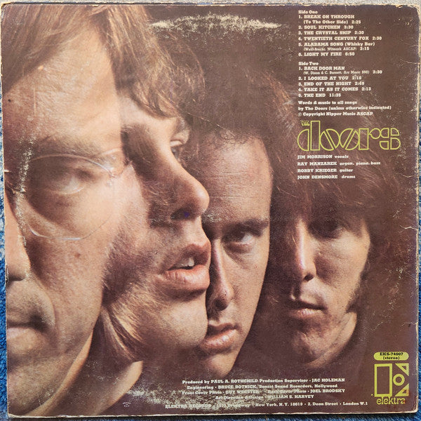 The Doors : The Doors (LP, Album, RP, RH )