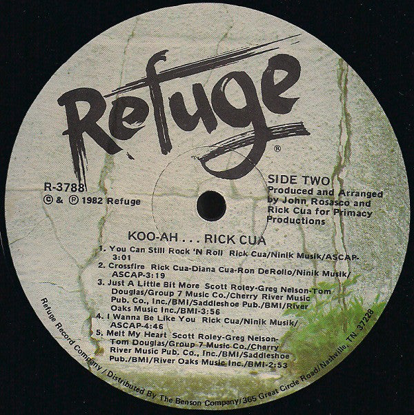 Rick Cua : Koo-Ah (LP, Album)
