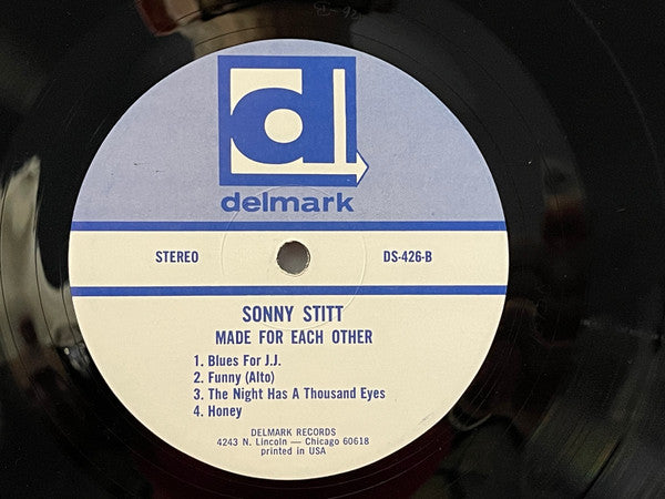 Sonny Stitt : Made For Each Other (LP, Album)