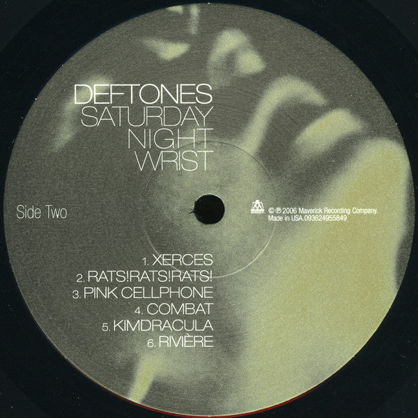 Deftones : Saturday Night Wrist (LP, Album, RE, RP)