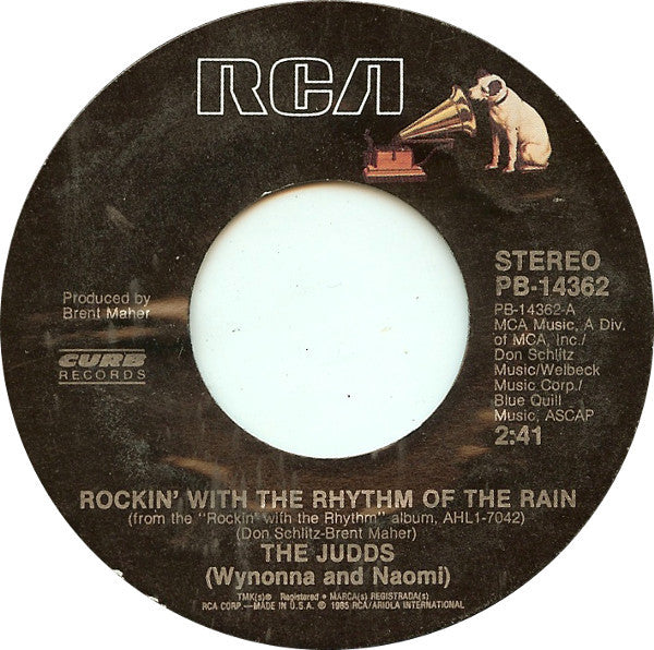 The Judds : Rockin' With The Rhythm Of The Rain (7", Single, Styrene, Ind)