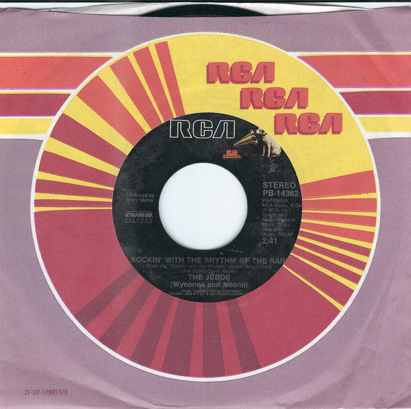 The Judds : Rockin' With The Rhythm Of The Rain (7", Single, Styrene, Ind)
