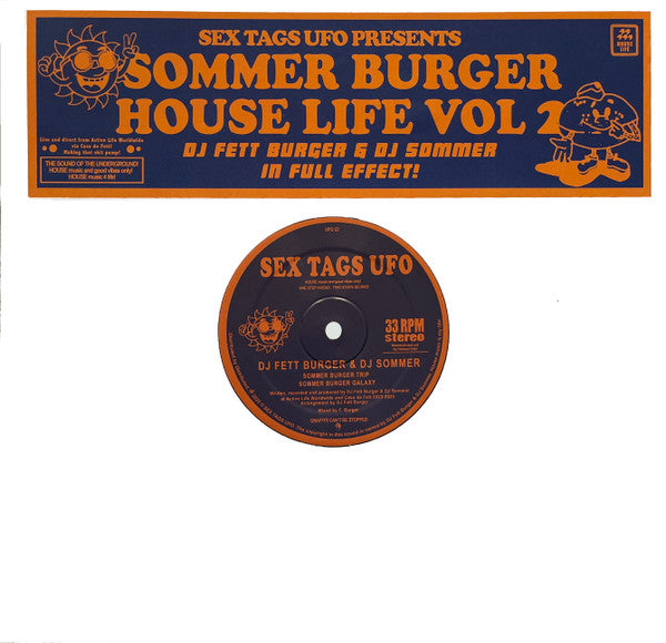 DJ Fett Burger & Dj Sommer : Sommer Burger House Life Vol 2 (12")
