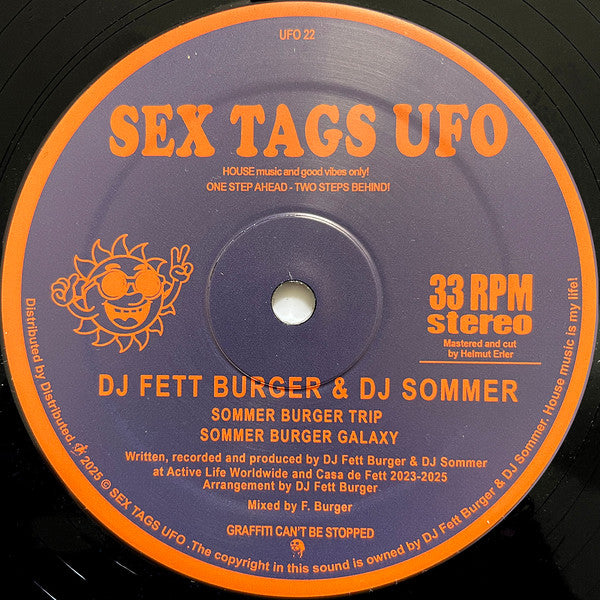 DJ Fett Burger & Dj Sommer : Sommer Burger House Life Vol 2 (12")