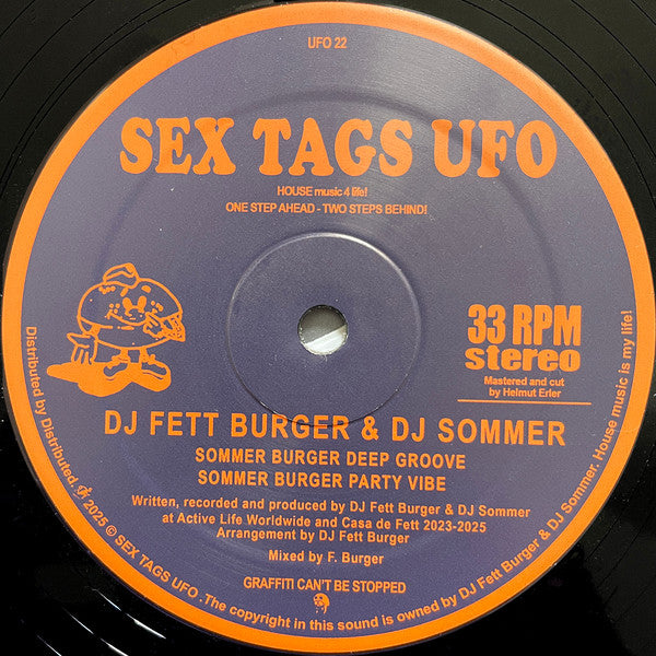 DJ Fett Burger & Dj Sommer : Sommer Burger House Life Vol 2 (12")