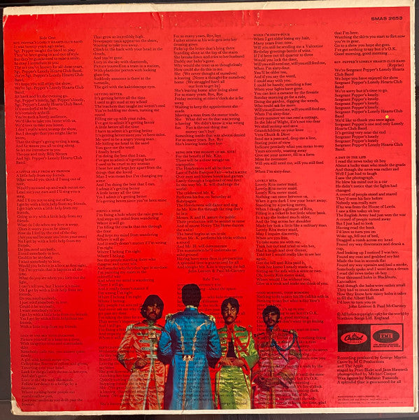 The Beatles : Sgt. Pepper's Lonely Hearts Club Band (LP, Album, Jac)