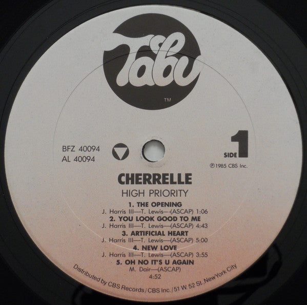 Cherrelle : High Priority (LP, Album, Car)