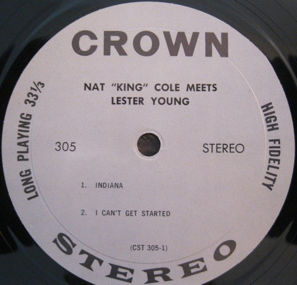 Nat King Cole : Nat "King" Cole Meets Lester Young (LP)